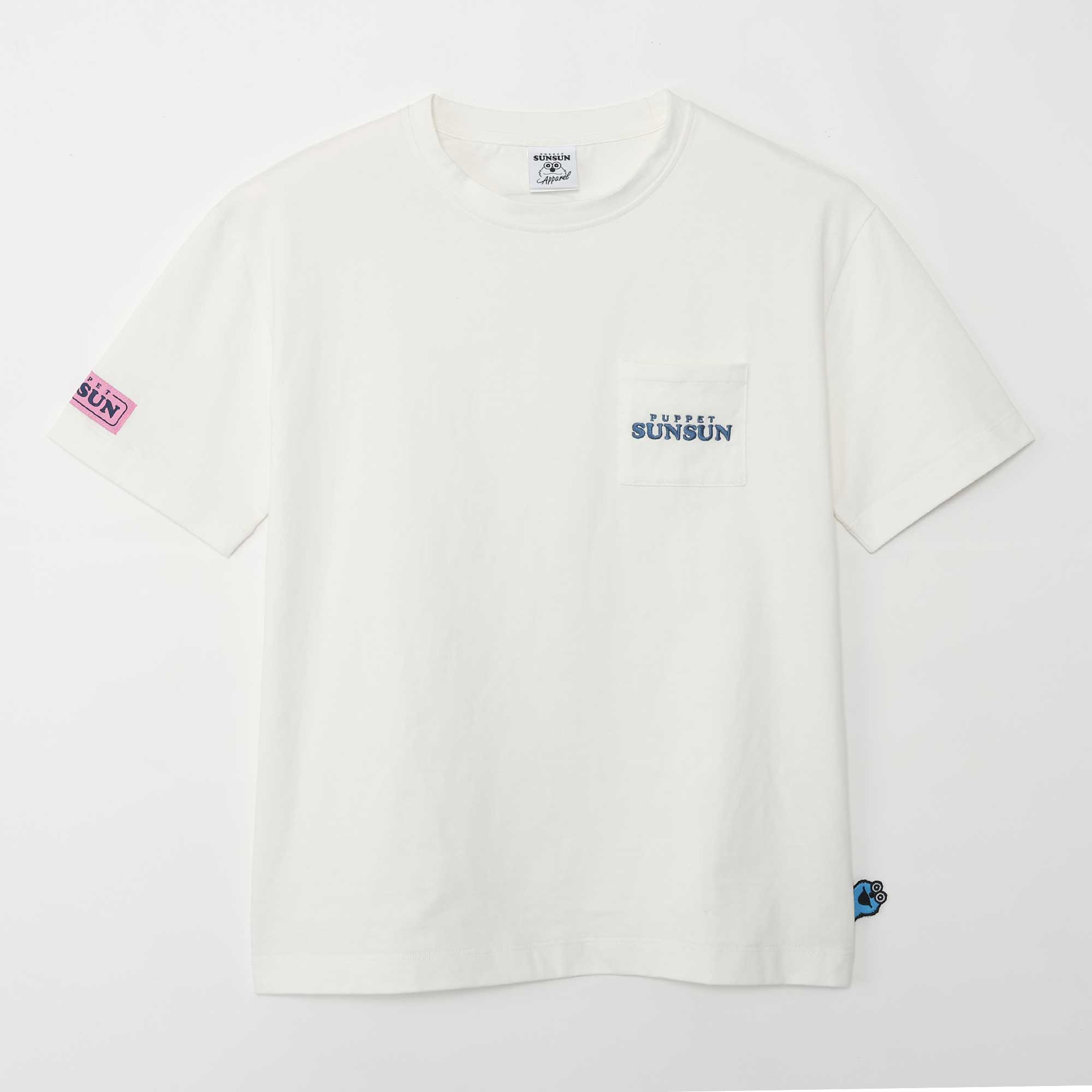 パペットスンスン　スンスンと一緒Tシャツ ホワイト