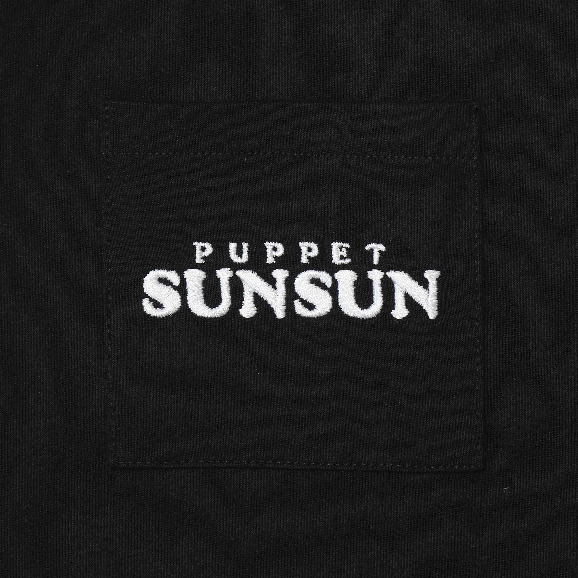パペットスンスン スンスンと一緒Tシャツ ブラック