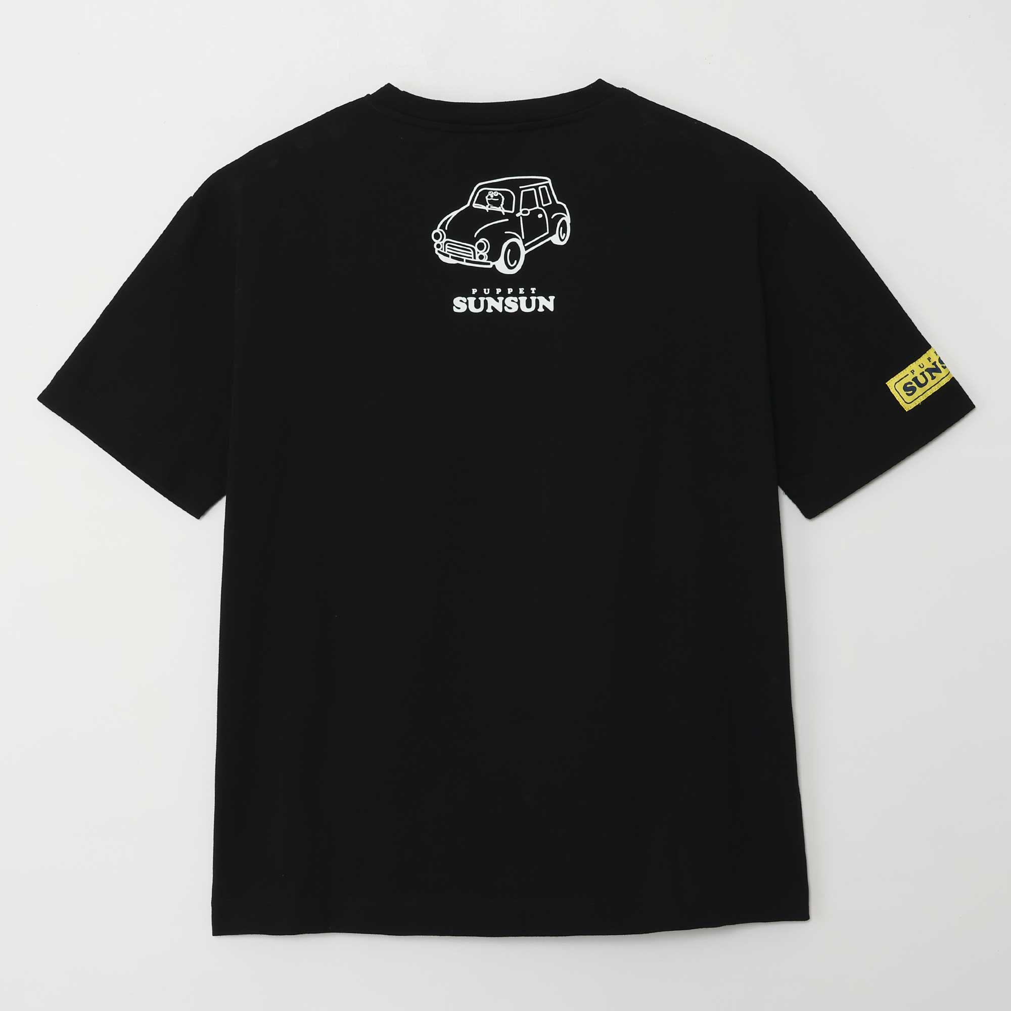 パペットスンスン スンスンと一緒Tシャツ ブラック