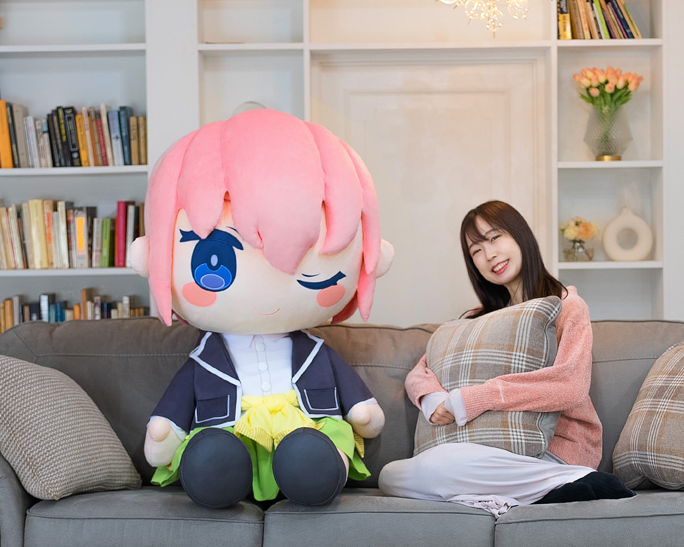 どきゅーと　映画「五等分の花嫁」　超特大ぬいぐるみ　中野一花　【TAITO GEAR&GOODS限定】