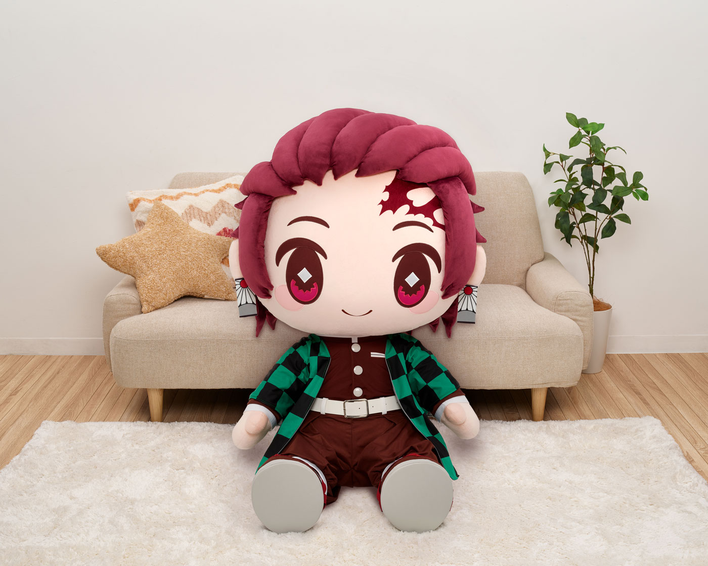 どきゅーと 「鬼滅の刃」 超特大ぬいぐるみ 竈門炭治郎