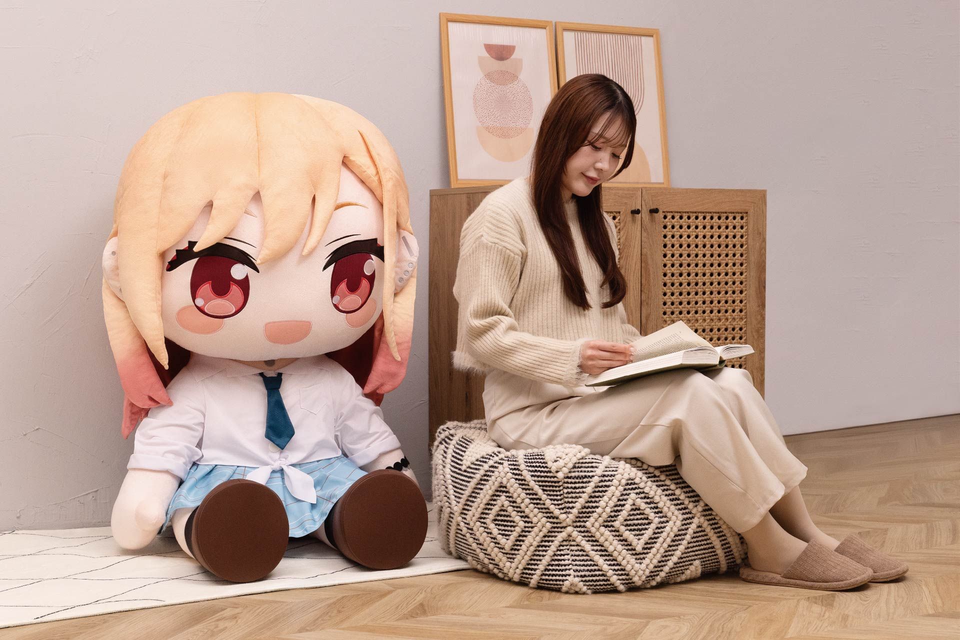 どきゅーと その着せ替え人形は恋をする 超特大ぬいぐるみ 喜多川海夢~制服ver.~