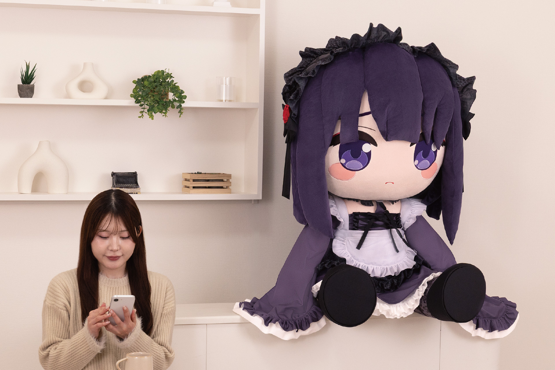 どきゅーと　その着せ替え人形は恋をする　超特大ぬいぐるみ　喜多川海夢～黒江雫ver.～