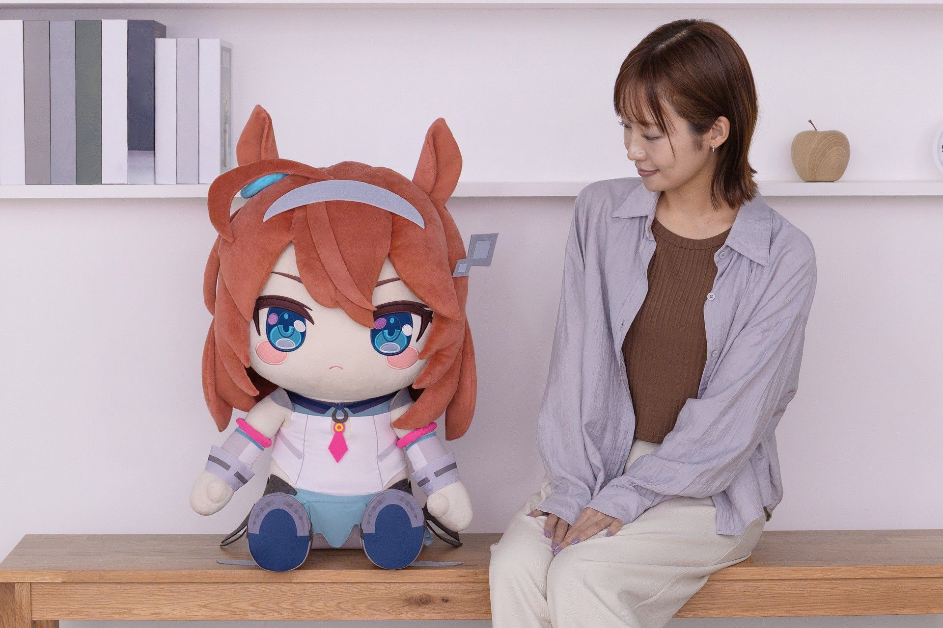 どきゅーとぷち　『ウマ娘 プリティーダービー』　特大ぬいぐるみ　ミホノブルボン