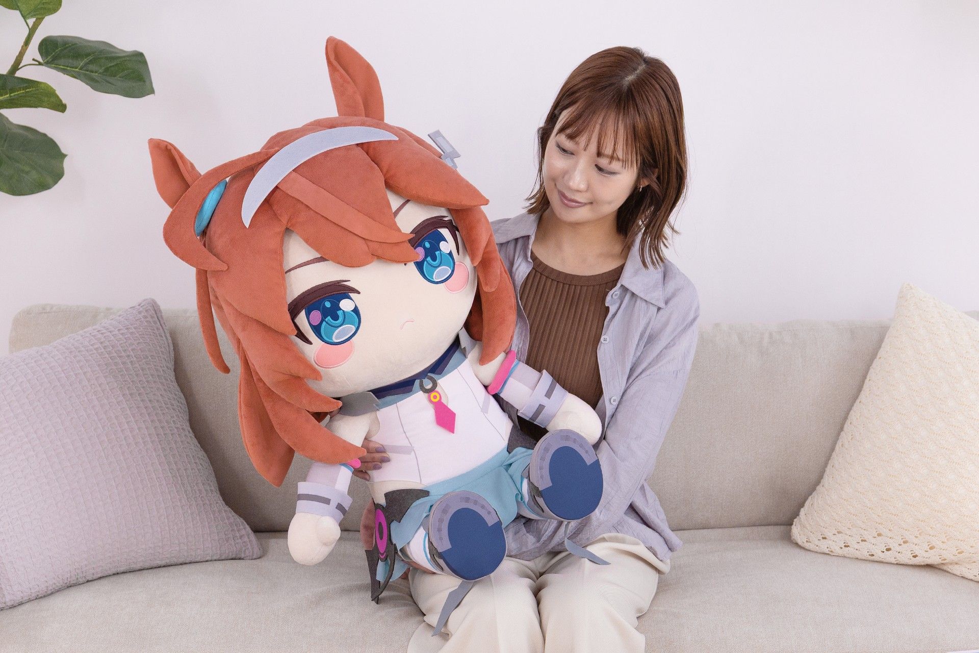 どきゅーとぷち　『ウマ娘 プリティーダービー』　特大ぬいぐるみ　ミホノブルボン