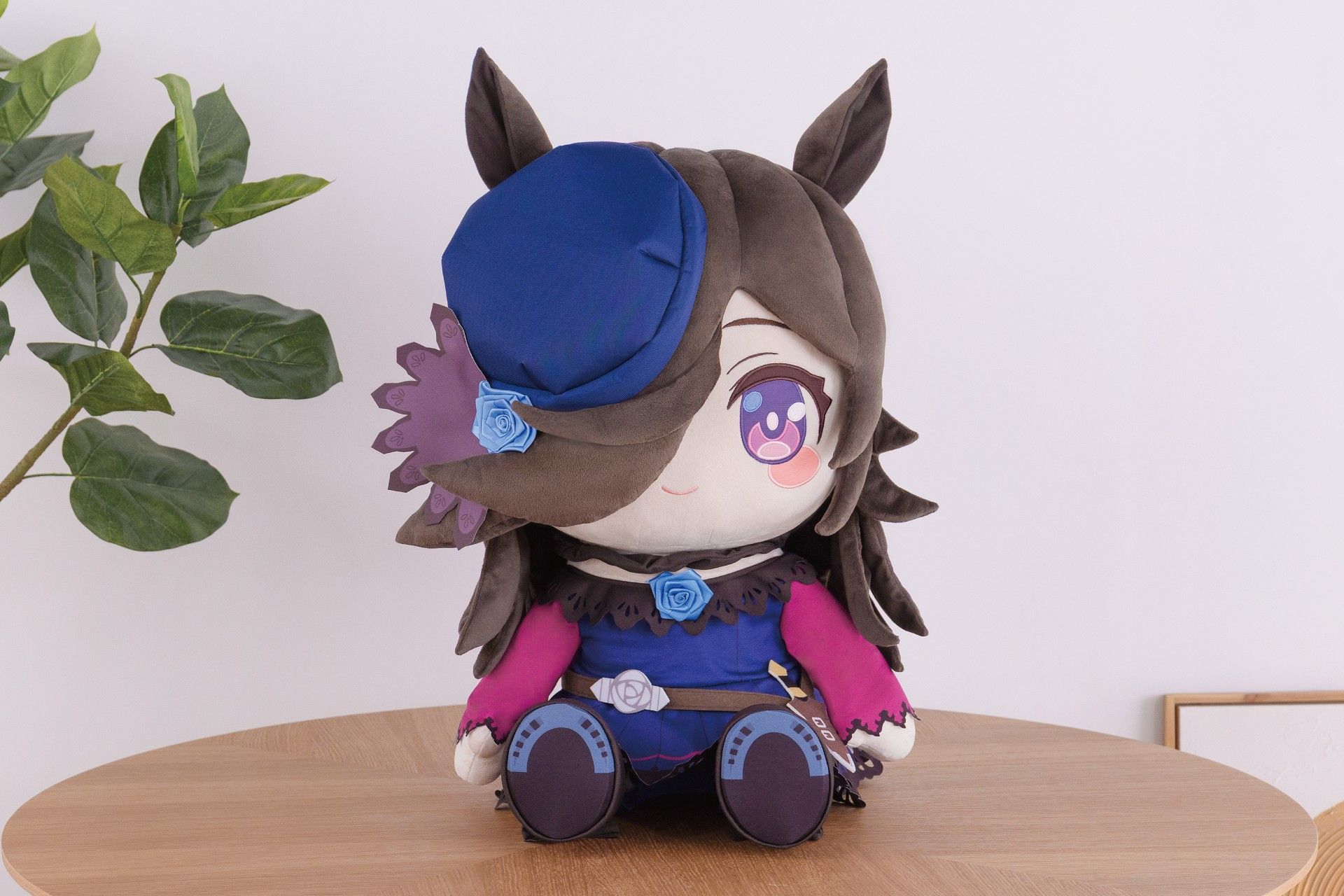 どきゅーとぷち　『ウマ娘 プリティーダービー』　特大ぬいぐるみ　ライスシャワー