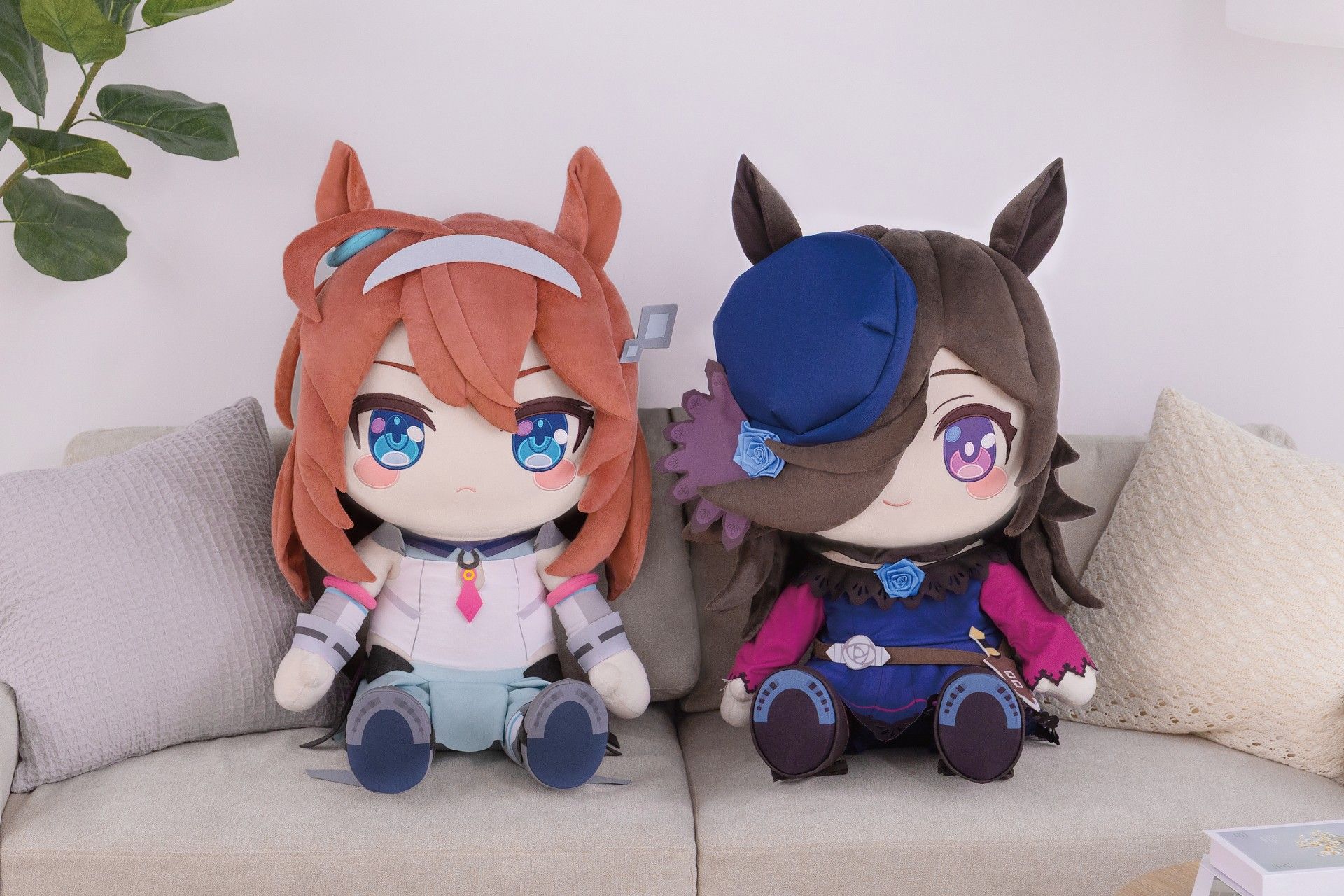 どきゅーとぷち　『ウマ娘 プリティーダービー』　特大ぬいぐるみ　ミホノブルボン