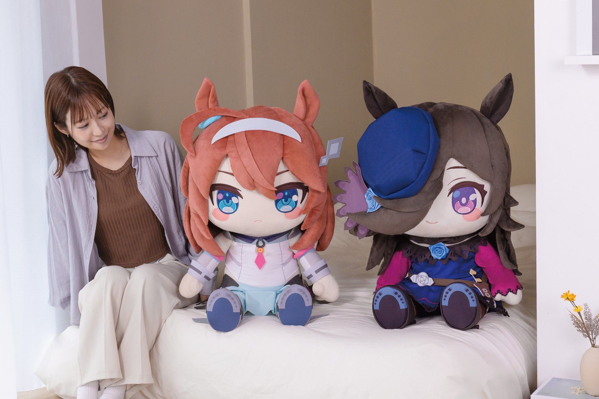 どきゅーとぷち　『ウマ娘 プリティーダービー』　特大ぬいぐるみ　ミホノブルボン