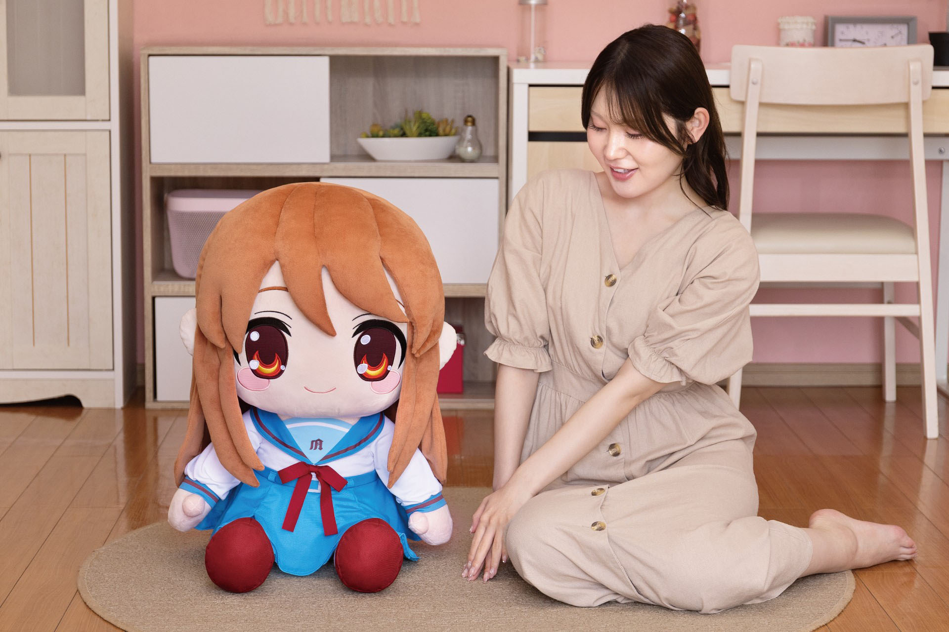 どきゅーとぷち　涼宮ハルヒの憂鬱　特大ぬいぐるみ　朝比奈みくる