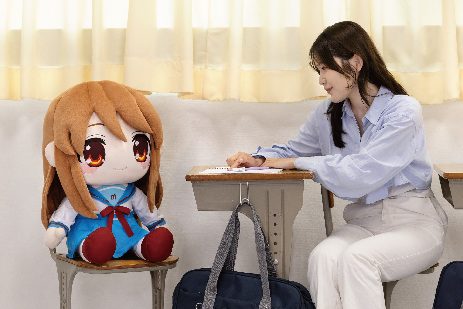どきゅーとぷち　涼宮ハルヒの憂鬱　特大ぬいぐるみ　朝比奈みくる