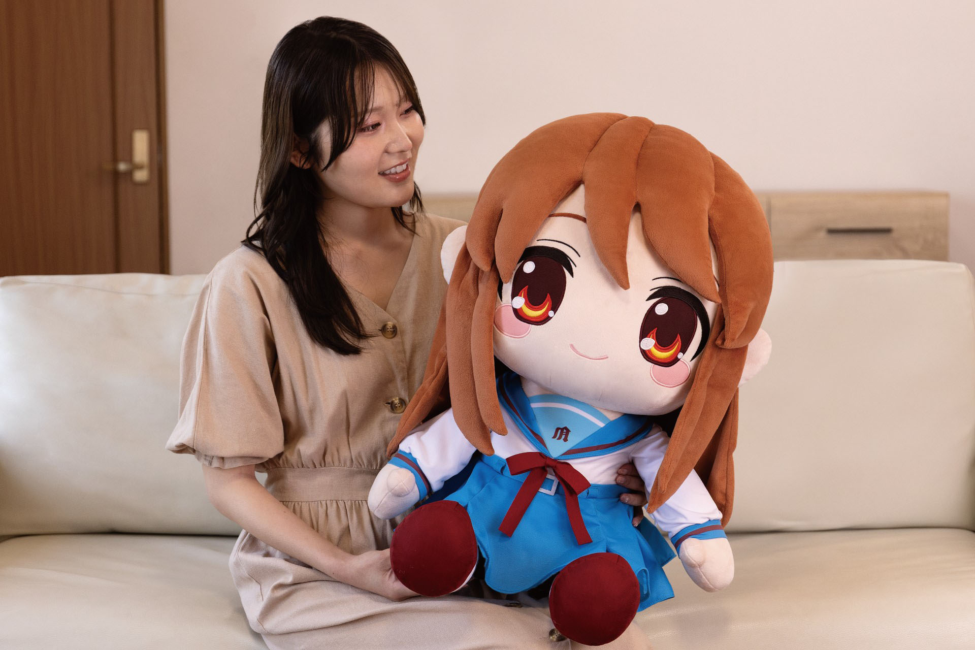 どきゅーとぷち　涼宮ハルヒの憂鬱　特大ぬいぐるみ　朝比奈みくる