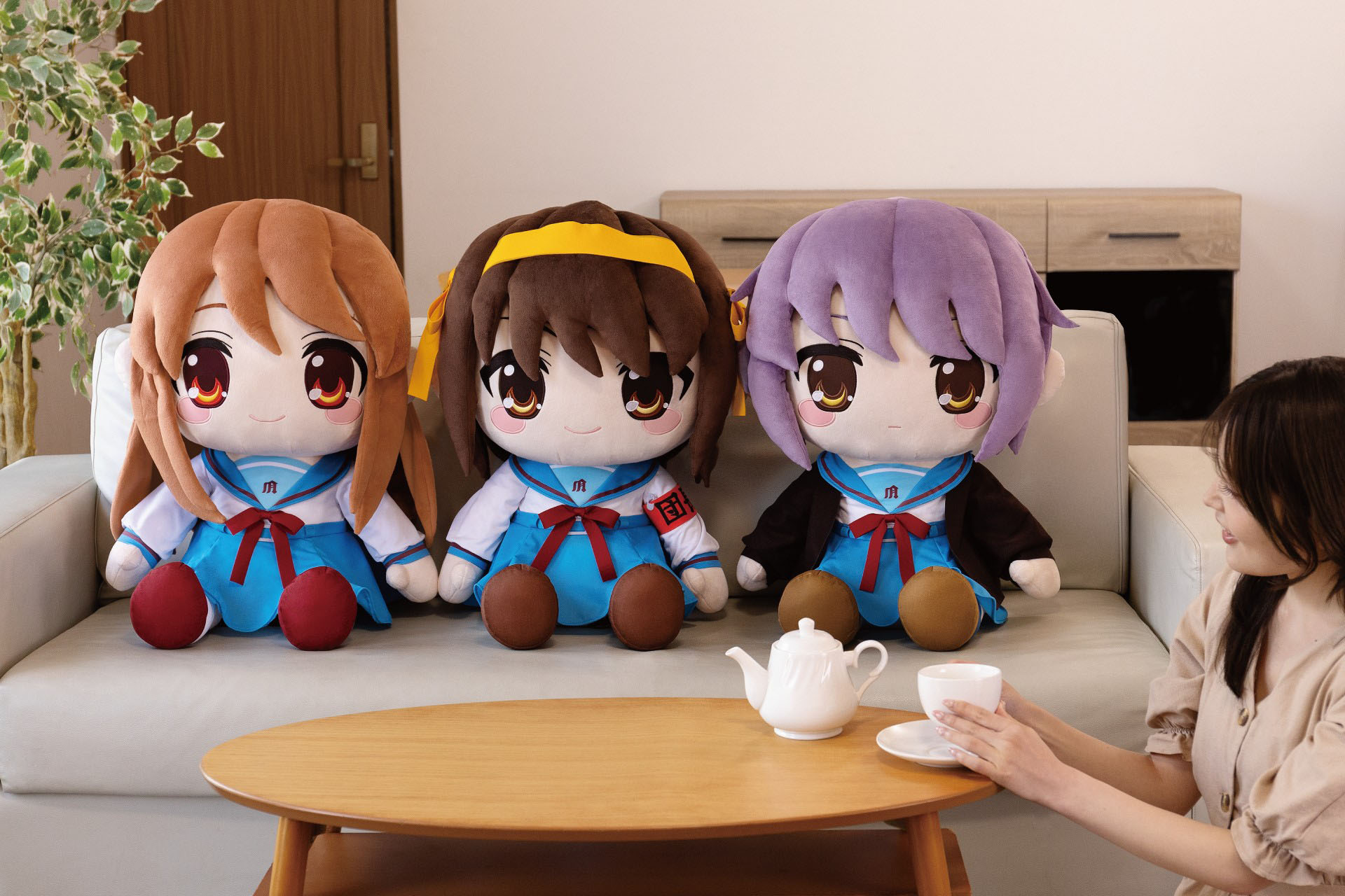 どきゅーとぷち　涼宮ハルヒの憂鬱　特大ぬいぐるみ　長門有希