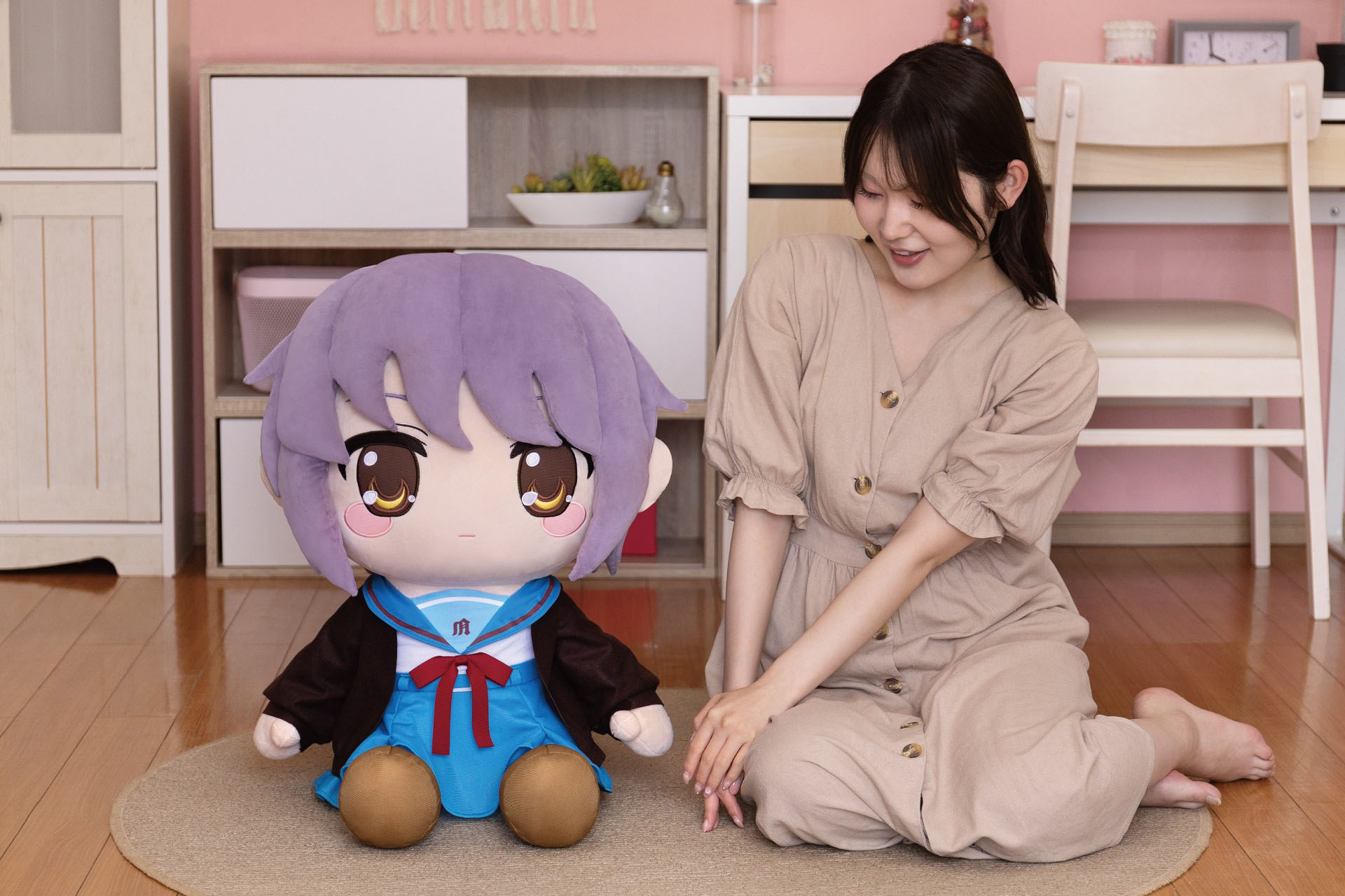どきゅーとぷち　涼宮ハルヒの憂鬱　特大ぬいぐるみ　長門有希