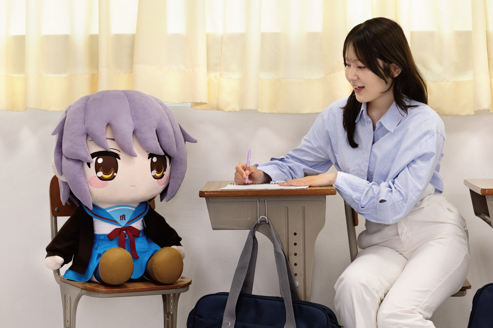 どきゅーとぷち　涼宮ハルヒの憂鬱　特大ぬいぐるみ　長門有希