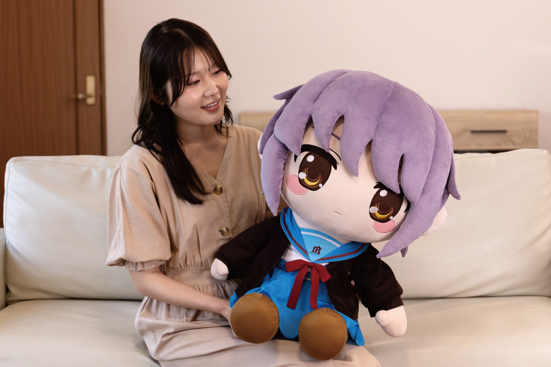 どきゅーとぷち　涼宮ハルヒの憂鬱　特大ぬいぐるみ　長門有希