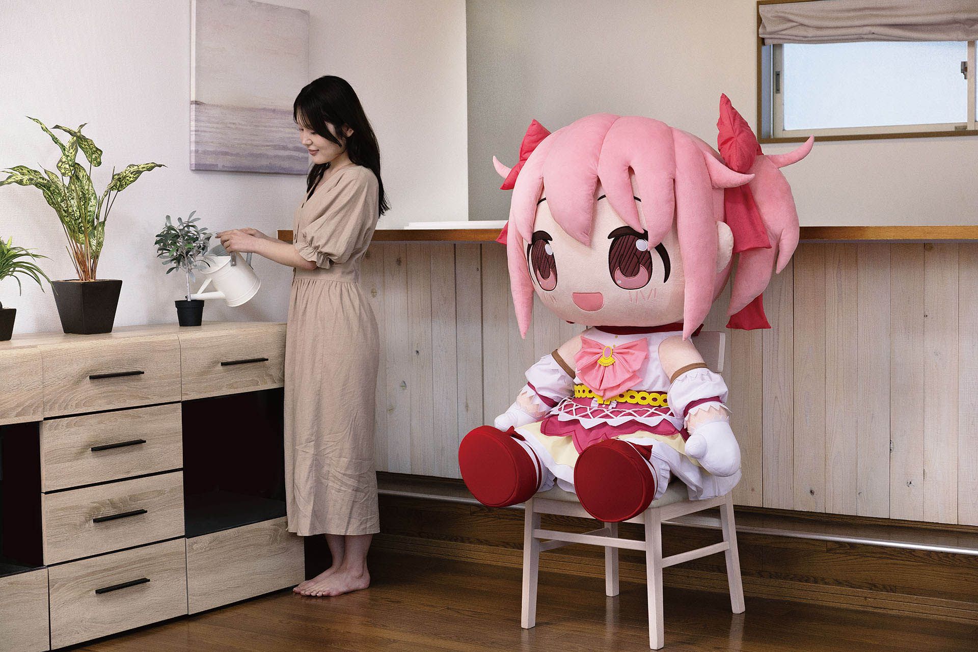 どきゅーと　劇場版 魔法少女まどか☆マギカ〈ワルプルギスの廻天〉　超特大ぬいぐるみ　鹿目まどか