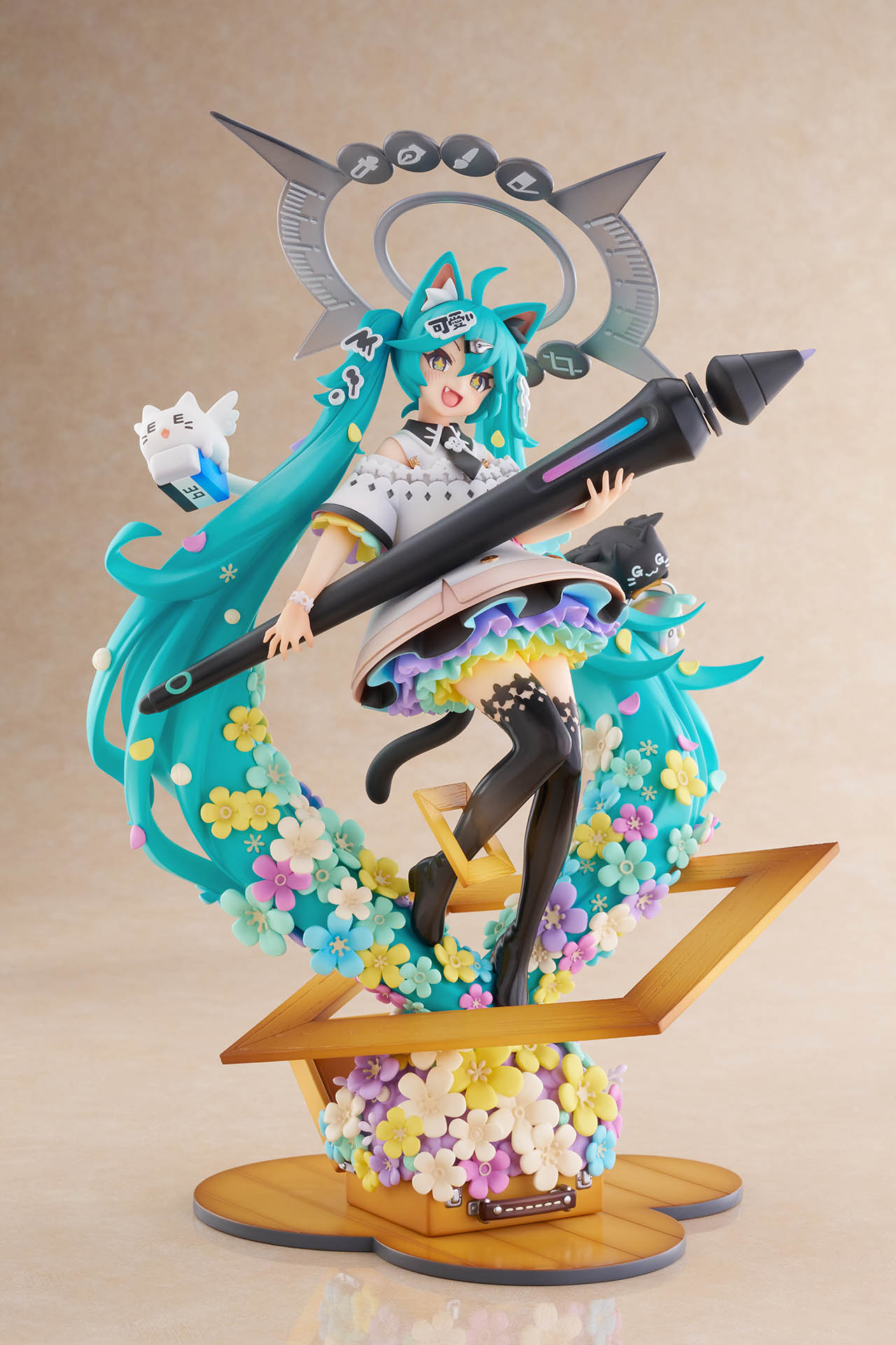 初音ミク×さいとうなおき 初音ミクのフィギュアをつくってみた！～お絵描きver.～ 1/7スケールフィギュア【完全受注生産】