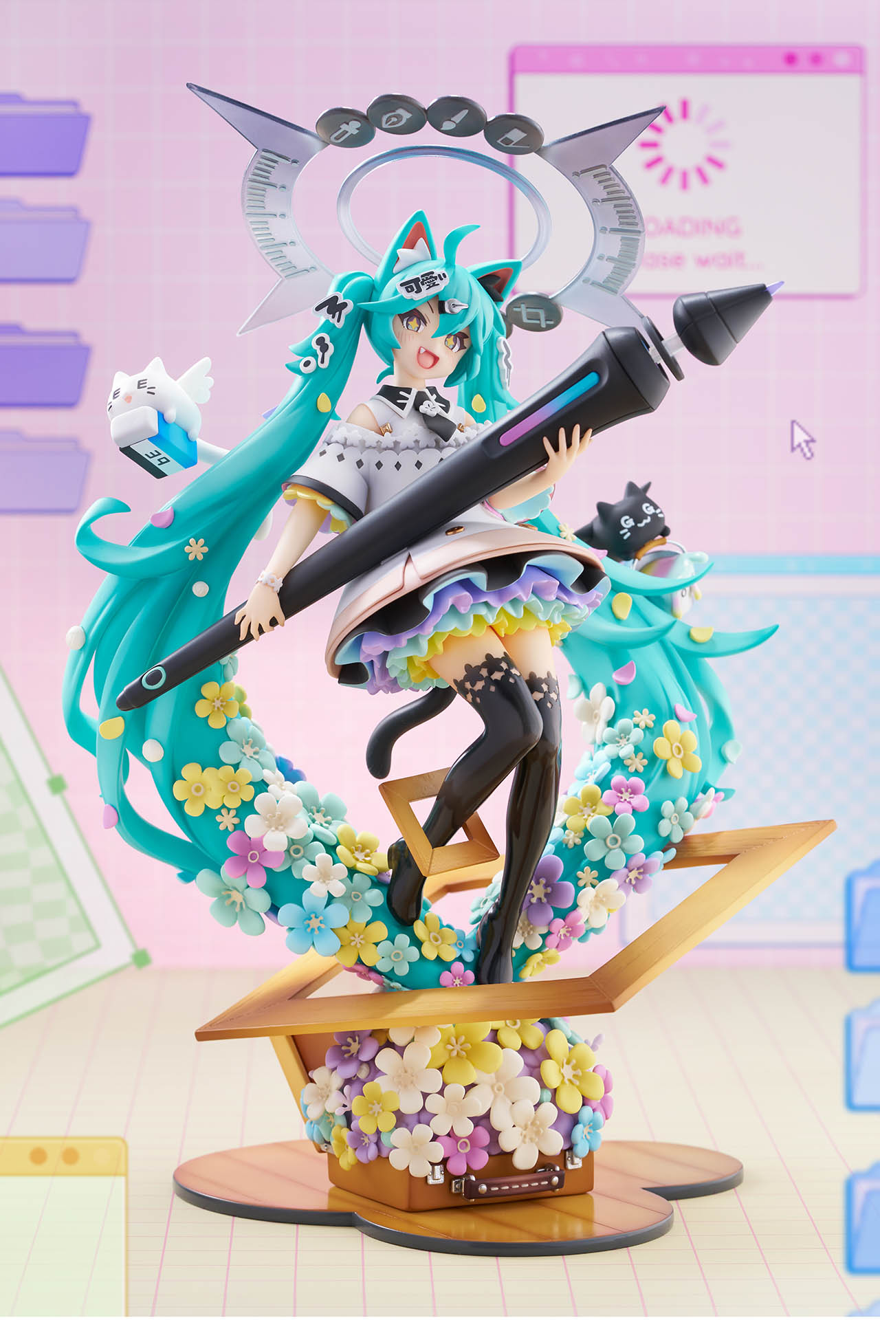 初音ミク×さいとうなおき 初音ミクのフィギュアをつくってみた！～お絵描きver.～ 1/7スケールフィギュア【完全受注生産】