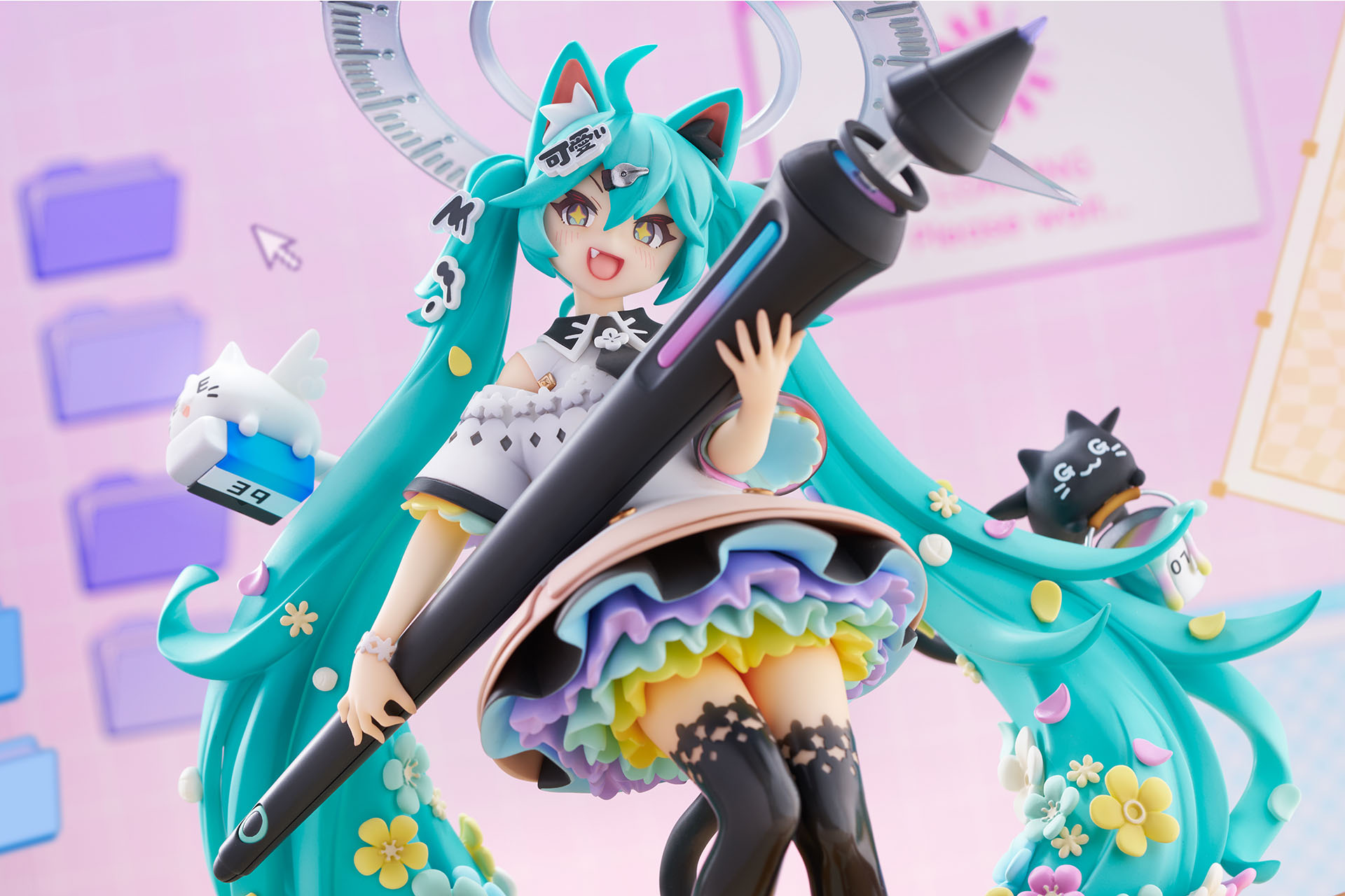 初音ミク×さいとうなおき 初音ミクのフィギュアをつくってみた！～お絵描きver.～ 1/7スケールフィギュア【完全受注生産】